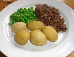 Minced Beef and Potatoes.